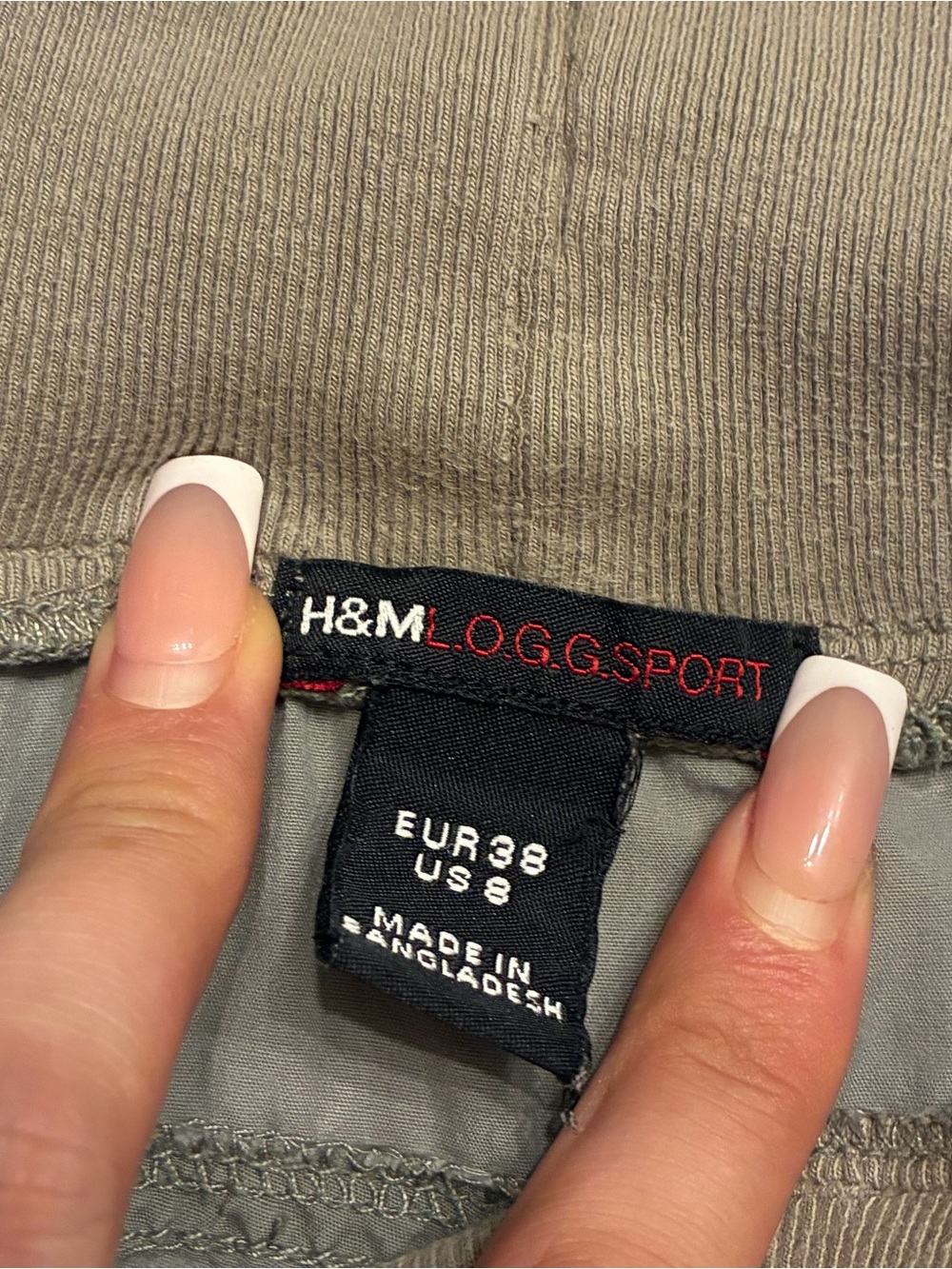 H&M Olive Green Drawstring Track Pants - Picture 4 of 4